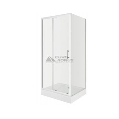 LIVENO Душевая кабина с поддоном КP-DORIS-15-100x80-T